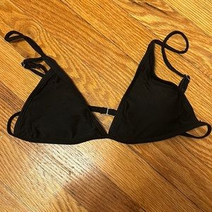 Black bikini top